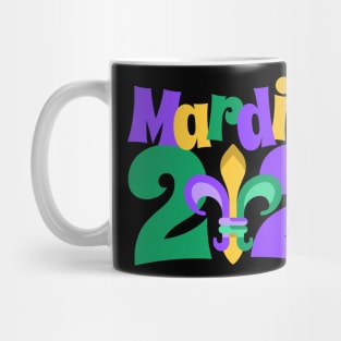 Mardi Gras 2025 fleur-de-lis Mug